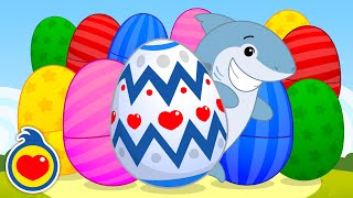 10 Huevos de Pascua Gigantes de Colores Con Las Mejores Canciones Infantiles ♫ Plim Plim