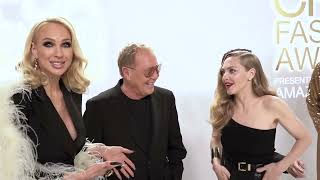 Amanda Seyfried on her Chic Michael Kors Outfit I 2022 CFDA Awards with Christine Quinn