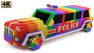 DIY - How To Make Amazing Police limousine car From magnetic Balls | ASMR Satisfying Video