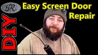 ★ DIY Easy Screen Door Repair | Wind Bent The Pressure Closer, AGAIN ★