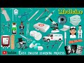 Medicine Vocabulary || Medical Tools || Vocabulary || Easy English Learning Process