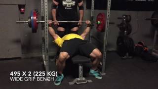 Dan Green - 529 lb Bench and Seated Presses