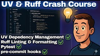 The Ultimate Python Workflow 2025: UV & Ruff Crash Course