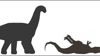 Camarasaurus V.S Daspletosaurus ( Short Stick Node Animation )