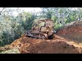 Cara driver bulldozer cutting bukit sampai rata