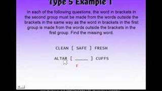 11 Plus Exams Verbal Reasoning Type 5
