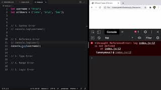 Understanding JavaScript Error Types