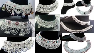 चांदी की पायल की डिजाइन | silver anklet design with price | Payal ki design Chandi new