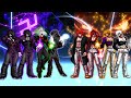 KOF MUGEN Element Team VS Orochi Iori XIII Team