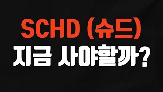 가장 유명한 배당성장 ETF인 SCHD 지금이 기회일까?