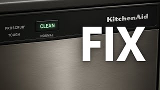 How To Fix KitchenAid Dishwasher Clean Light Blinking