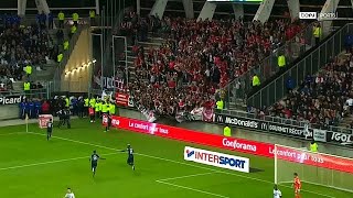 Fans hurt as French football barrier collapses