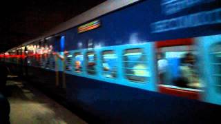 Train @ KrishnaRajaPuram Railway Station @night HD