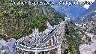 Aerial China：Wuzhen Expressway - Bridge Section (Chongqing Wuxi Shaanxi Zhenping Expressway)巫鎮高速-橋樑篇