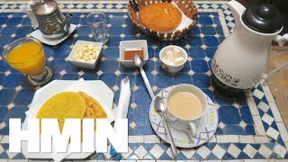 モロッコの旅3🇲🇦ホテル朝食・フナ広場からマラケシュ駅まで市バス・鉄道チケット / Arabic Breakfast \u0026 Marrakesh Station, Morocco Travel #3