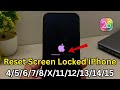 🔓 Reset Locked iPhone 4-15 Without Computer! | Easy iCloud Bypass 😲📱