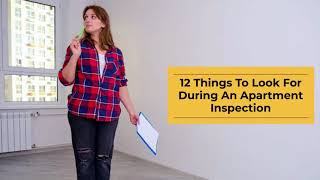 Things To Look For During An Apartment Inspection