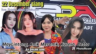 🔴LIVE RDA MUSIC - THE WEDDING TANTO 💜 NUR | DWI PRO 2 | AJI SANJAYA AUDIO | Pojok 22 Des 2023