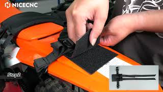 How to Install Universal Motorcycle Saddlebags 28L Waterproof for Adventure and Sport Bike Racks