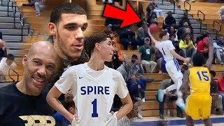LaMelo Ball REALLY LOOKING LIKE LONZO inFront of LAVAR BALL in ATLANTA! #TheSkillsFactory