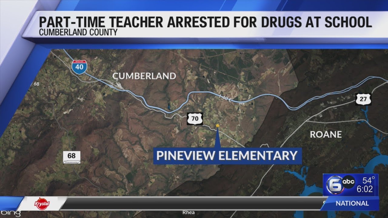 Part-time Teacher Arrested For Drugs At School - YouTube