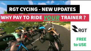 RGT cycling  NEW UPDATES DEMO -  FREE Alternative to ZWIFT & TrainerRoad !