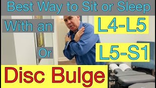 Best Way to Sit or Sleep With an L4 L5 or L5 S1 Disc Bulge (2024) | Dr. Frank Altenrath Chiropractor