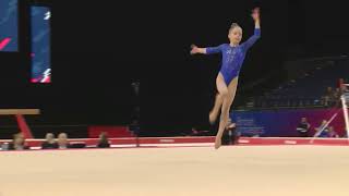 Jemima Taylor-SILVER -Floor-WAG Espoir AA-2022 British Gymnastics Championships