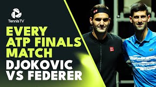 EVERY Novak Djokovic vs Roger Federer ATP Finals Match!