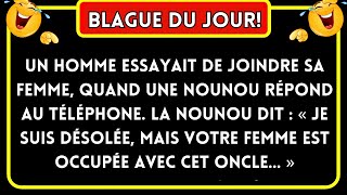 BLAGUE DU JOUR! 🤣 Un Homme Appelle Sa Femme... Courtes Blagues!