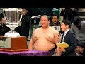 初優勝！新横綱 稀勢の里インタビュー（2017年2月5日 第41回大相撲トーナメント）