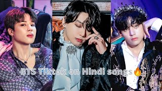 BTS Tiktok/Insta reels On Hindi Songs 🔥💜😍💕🥰❤️🤩💖 #bts #btstiktok