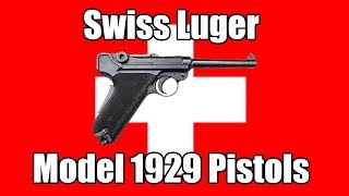 Swiss Luger Model 1929 Pistols