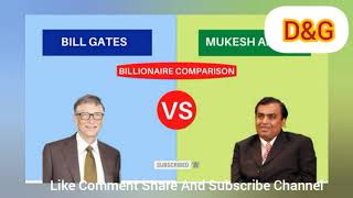 बिल गेट्स Vs मुकेश अंबानी | Bill Gates Vs Mukesh Ambani Net Worth |