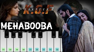 Mehabooba | KGF Chapter 2 | Piano Cover with Easy NOTES