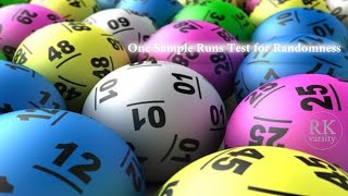 One Sample Runs Test for Randomness using SPSS