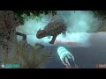 survive in space with dinosaurs. fps perspective animal revolt battle simulator