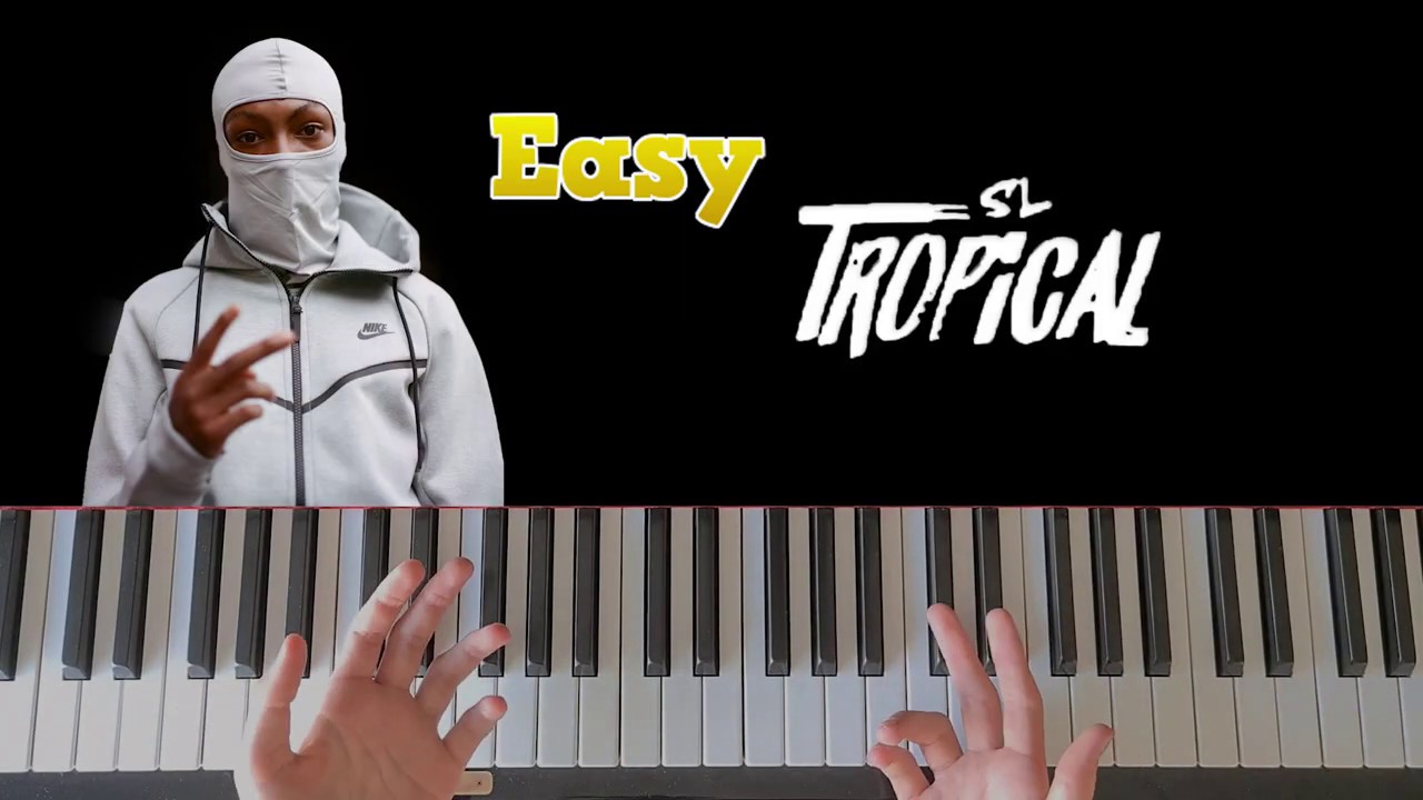 Sl Tropical Easy Piano Tutorial Chords Chordify