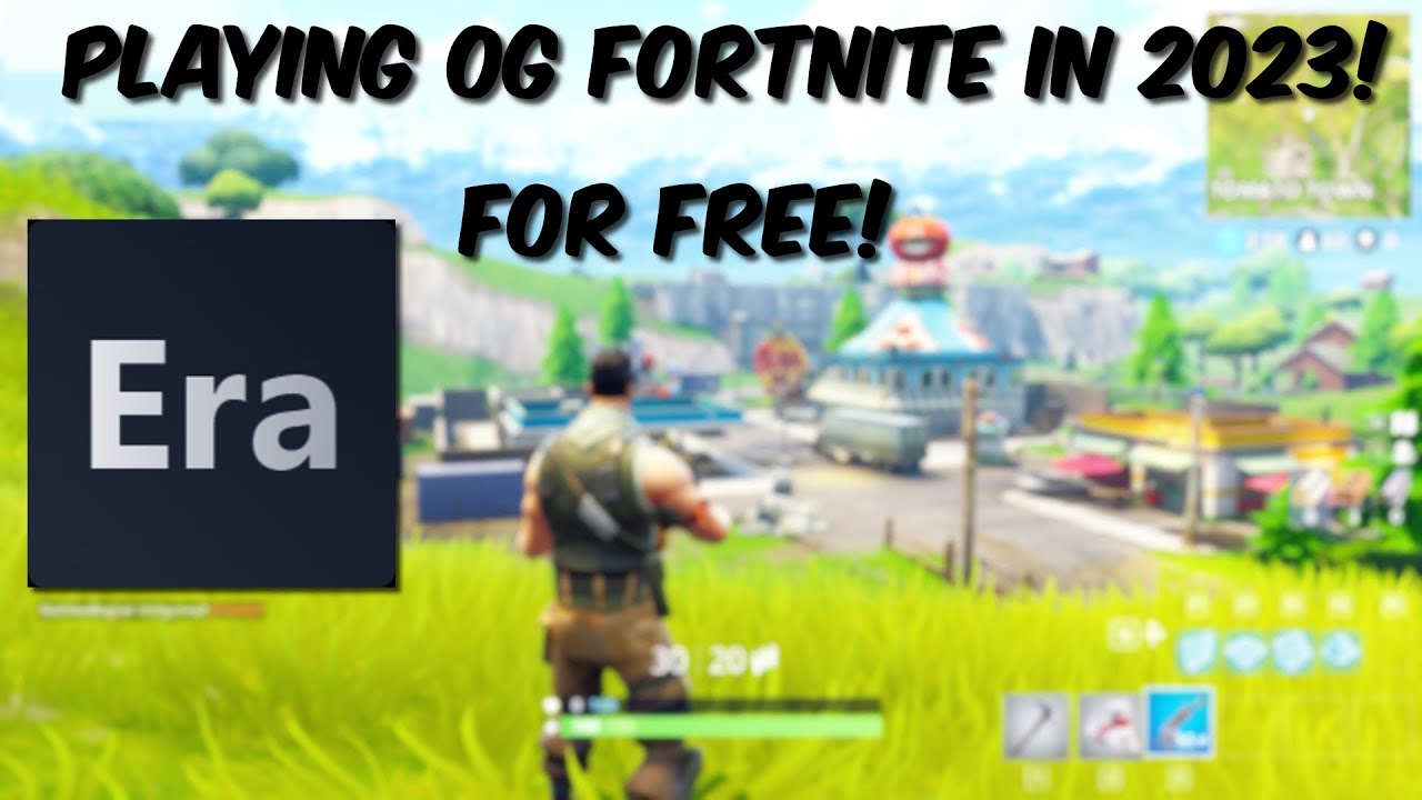 Playing OG Fortnite In 2023! (Project Era) - YouTube