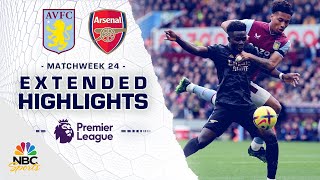 Aston Villa v. Arsenal | PREMIER LEAGUE HIGHLIGHTS | 2/18/2023 | NBC Sports