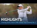 Charley Hull Highlights | 2024 CME Group Tour Championship Rd. 2