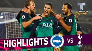 Brighton vs Tottenham: 1-2 Goals & Highlights | Premier League | Telemundo Deportes