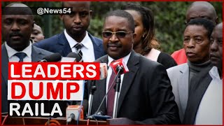 MT Kenya Leader Dumps Raila| News54