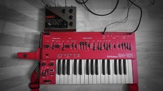 Roland SH-101 Analog Synthesizer (1981) *Red Devil* minimal electro style