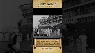 The Boat from Holland arrives to Batavia - Jakarta 1929 #world #lost #history