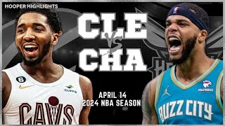 Cleveland Cavaliers vs Charlotte Hornets  Game Highlights | Apr 14 | 2024 NBA Se