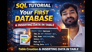Data Analytics with SQL | Create Tables & Insert Data Practically