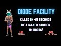 D.O.Z Survival: Diode killed by a naked strider in boots in 48 secs!