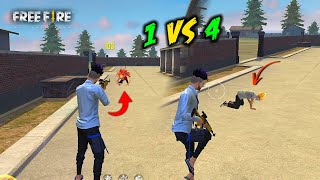 High Heartbeat with Solo vs Squad Situation OverPower Gameplay - Garena Free Fire