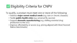 FDA Commissioner's National Priority Voucher Pilot Program